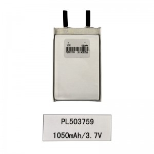3,7 V Lithium-Ionen Lipo Polymer 1050 mAh Digitalproduktbatterie